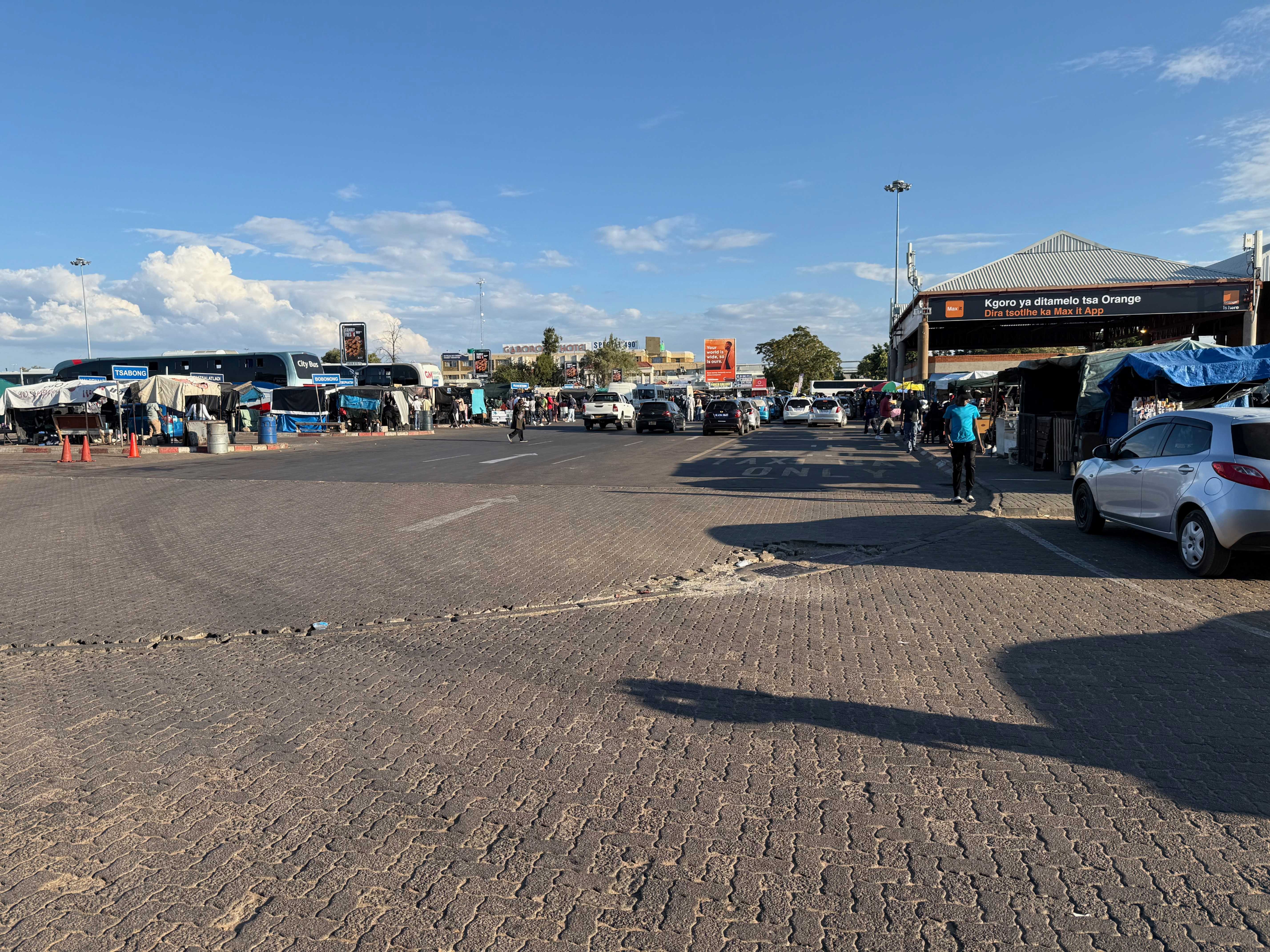 Gaborone bus rank